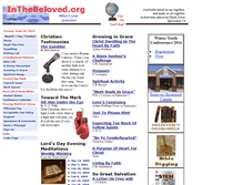 Tablet Screenshot of inthebeloved.org